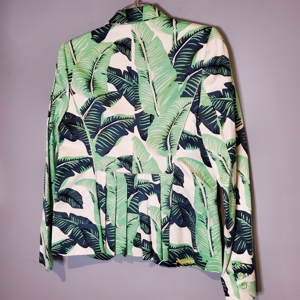 NWT Juicy Couture Palmetto Print blazer sz10 - Picture 11 of 12